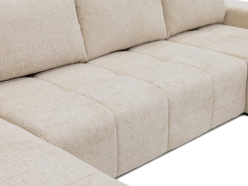 Falor 5-seters U-formet sovesofa - Offwhite - Møbler - Sofaer - Sovesofaer