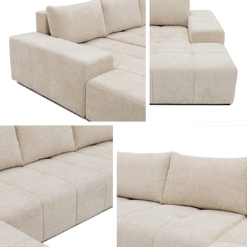 Falor 5-seters U-formet sovesofa - Offwhite - Møbler - Sofaer - Sovesofaer