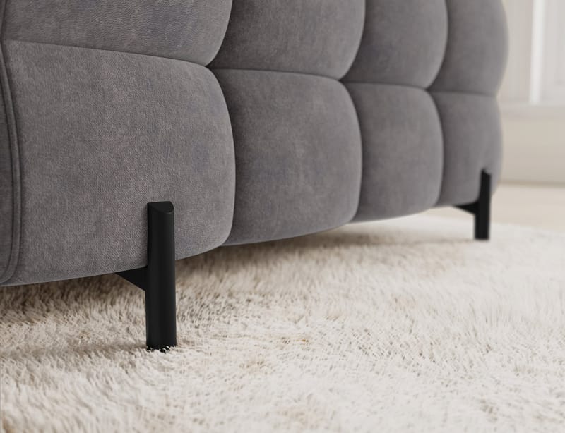 Fectory 6-seters Bubblig hjørnesovesofa med sjeselong og oppbevaring Venstre - Aura 04 - Møbler - Sofaer - Sovesofaer