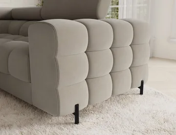 Fectory 6-seters Bubblig hjørnesovesofa med sjeselong og oppbevaring Venstre - Aura 18 - Møbler - Sofaer - Sovesofaer