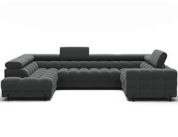 Fectory 6-seters Bubblig hjørnesovesofa med sjeselong og oppbevaring Venstre - Sola 06 - Møbler - Sofaer - Sovesofaer
