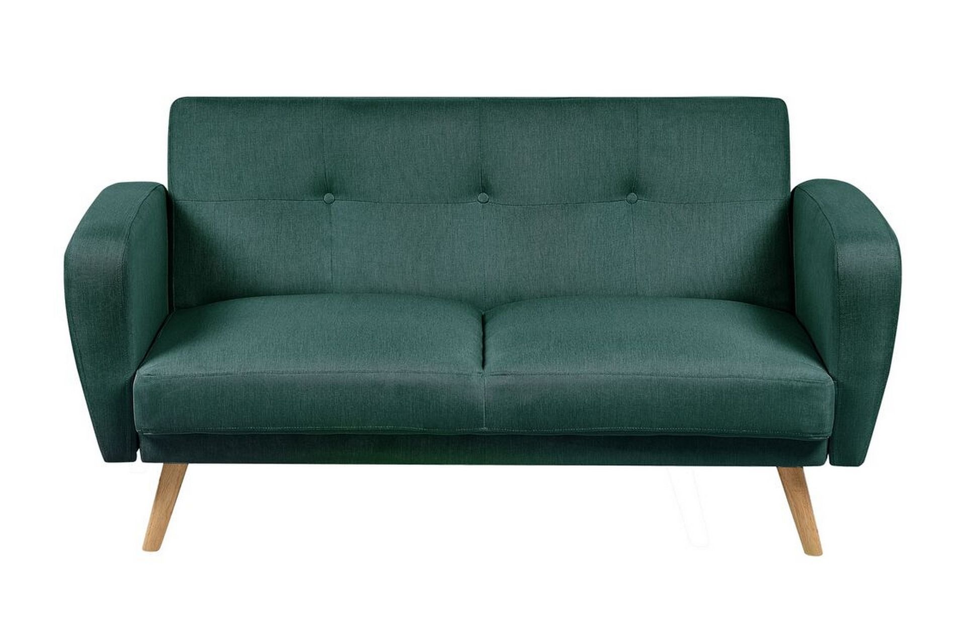 Feliks Sovesofa 2-seter - Grønn/Lyst tre - Møbler - Sofaer - Sovesofaer