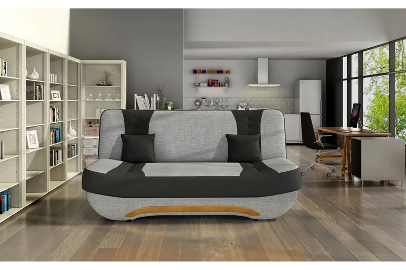 Fenga Sovesofa - Grå/Svart - Møbler - Sofaer - Sovesofaer