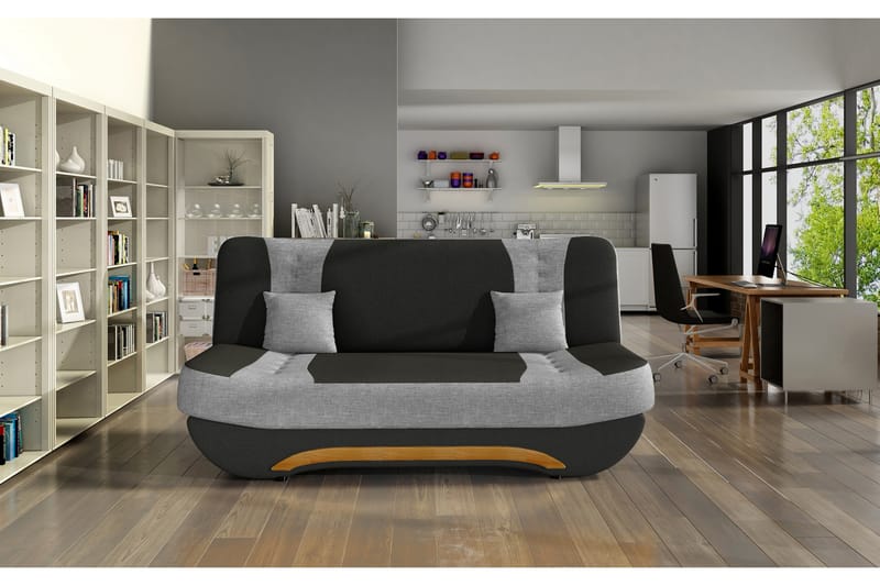 Fenga Sovesofa - Svart/Grå - Møbler - Sofaer - Sovesofaer