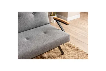Fennor Sovesofa 2-sits - Lysegrå - Møbler - Sofaer - Sovesofaer