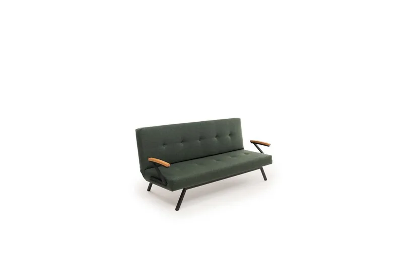 Fennor Sovesofa 3-sits, Grønn