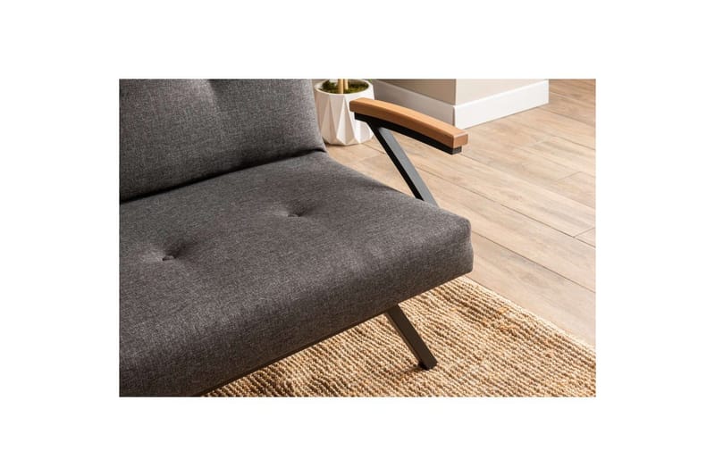 Fennor Sovesofa 3-sits - Mørkegrå - Møbler - Sofaer - Sovesofaer
