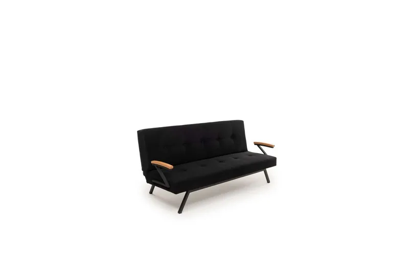 Fennor Sovesofa 3-sits, Sort