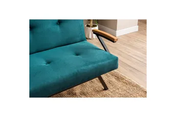 Fennor Sovesofa 3-sits - Petrol Grønn - Møbler - Sofaer - Sovesofaer