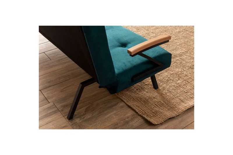 Fennor Sovesofa 3-sits - Petrol Grønn - Møbler - Sofaer - Sovesofaer