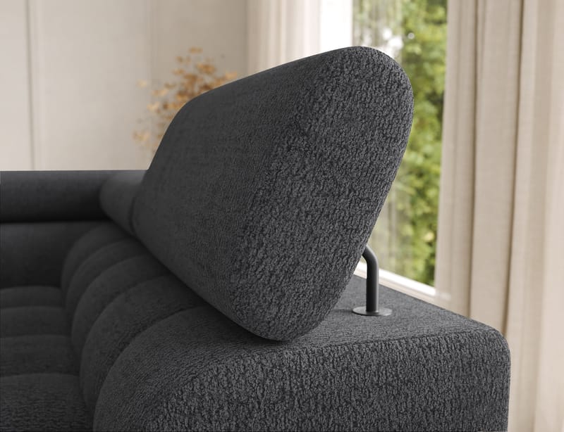 Feraria 6-seters boblete sovesofa med divan og sjeselong, oppbevaring, høyre - Royal 05 - Møbler - Sofaer - Sovesofaer
