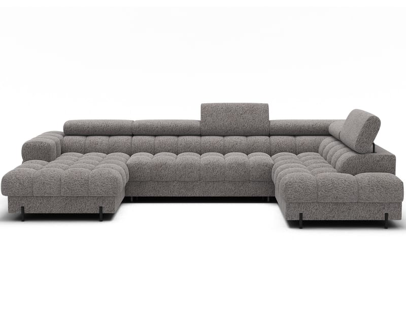 Feraria 6-seters boblete sovesofa med divan og sjeselong, oppbevaring, høyre - Pellerito 20 - Møbler - Sofaer - Sovesofaer