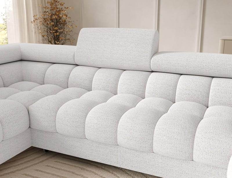Feraria 6-seters Bubblig sovesofa med divan og sjeselong, oppbevaring Venstre - Royal 01 - Møbler - Sofaer - Sovesofaer