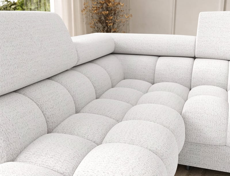Feraria 6-seters Bubblig sovesofa med divan og sjeselong, oppbevaring Venstre - Royal 01 - Møbler - Sofaer - Sovesofaer