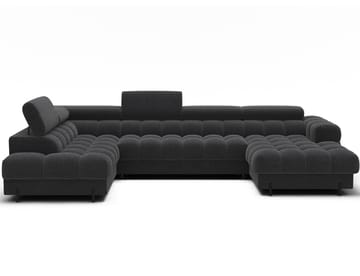 Feraria 6-seters Bubblig sovesofa med divan og sjeselong, oppbevaring Venstre - Royal 05 - Møbler - Sofaer - Sovesofaer - Hjørnesovesofa