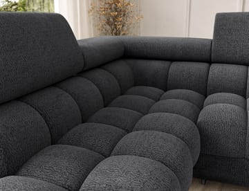 Feraria 6-seters Bubblig sovesofa med divan og sjeselong, oppbevaring Venstre - Royal 05 - Møbler - Sofaer - Sovesofaer - Hjørnesovesofa