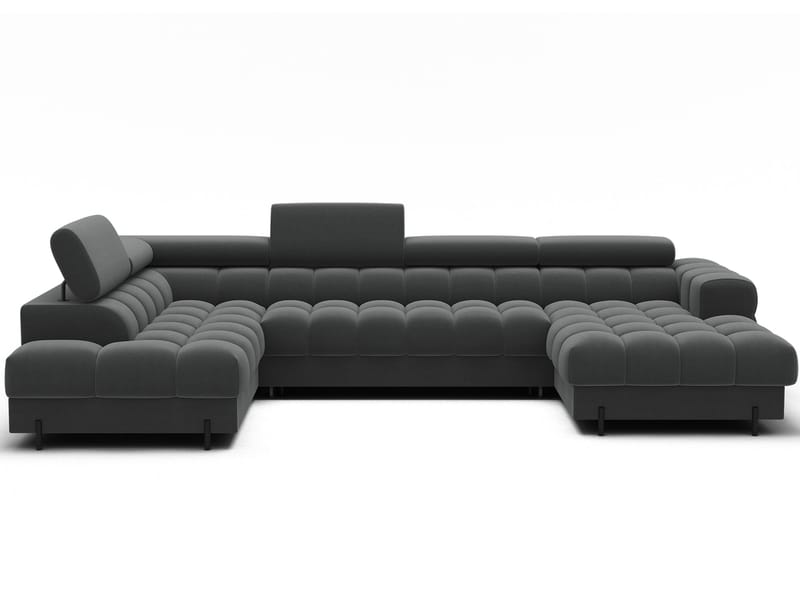 Feraria 6-seters Bubblig sovesofa med divan og sjeselong, oppbevaring Venstre - Sola 06 - Møbler - Sofaer - Sovesofaer