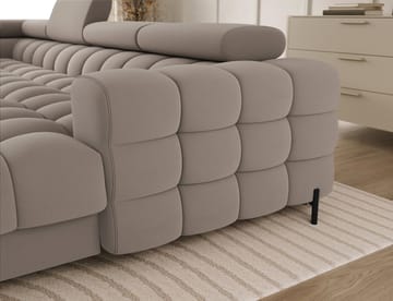 Feraria 6-seters Bubblig sovesofa med divan og sjeselong, oppbevaring Venstre - Sola 18 - Møbler - Sofaer - Sovesofaer