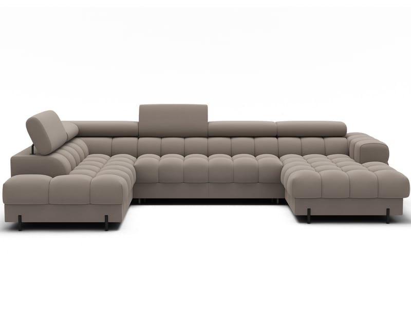Feraria 6-seters Bubblig sovesofa med divan og sjeselong, oppbevaring Venstre - Sola 18 - Møbler - Sofaer - Sovesofaer
