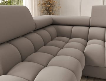 Feraria 6-seters Bubblig sovesofa med divan og sjeselong, oppbevaring Venstre - Sola 18 - Møbler - Sofaer - Sovesofaer