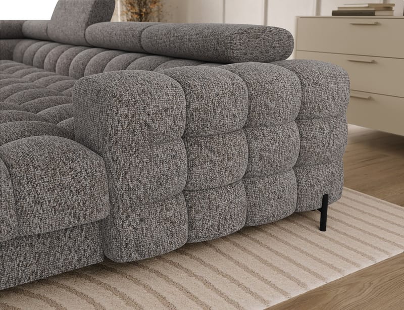 Feraria 6-seters Bubblig sovesofa med divan og sjeselong, oppbevaring Venstre - Pellerito 20 - Møbler - Sofaer - Sovesofaer