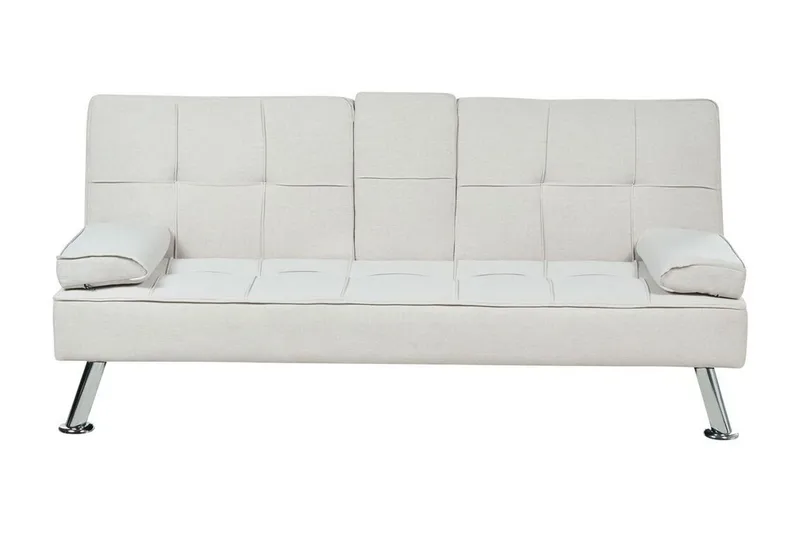 Ferne Sovesofa 3-seter, Beige/Sølv