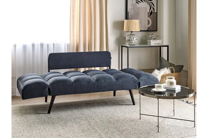 Ferrel Sovesofa 2-seter - Blå/Svart - Møbler - Sofaer - Hjørnesofa - Hjørnesofa med divan