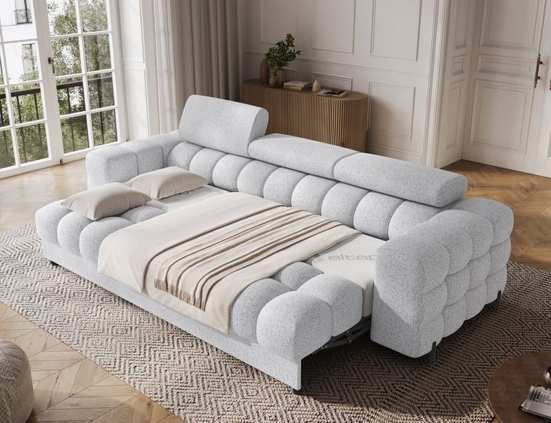 Festello 3-seters boblete sovesofa - Coralline 01 - Møbler - Sofaer - Sovesofaer