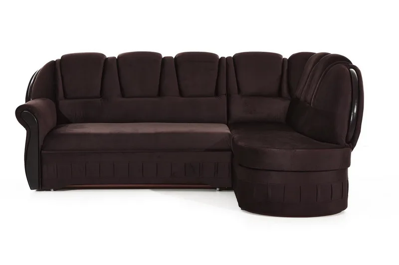 Fica Sovesofa med Sjeselong Høyre, Brun