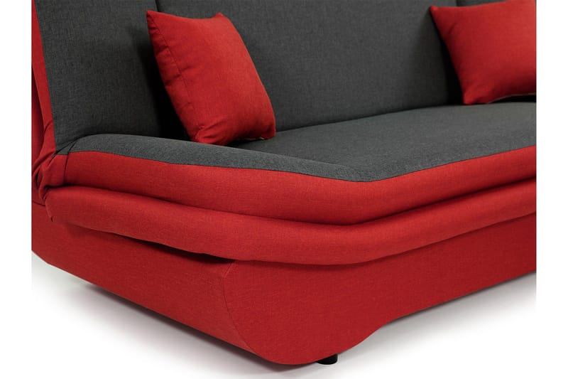 Figurelle 2-seter Utbrettbar Sovesofa 130x190 cm med Oppbevaring i Fløyel - Gul - Møbler - Sofaer - Sovesofaer