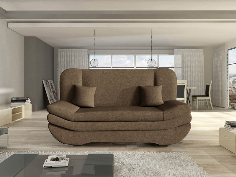 Figurelle Sovesofa 2-seter - Brun - Møbler - Sofaer - Sovesofaer
