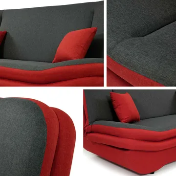 Figurelle Sovesofa 2-seter - Grå - Møbler - Sofaer - Sovesofaer