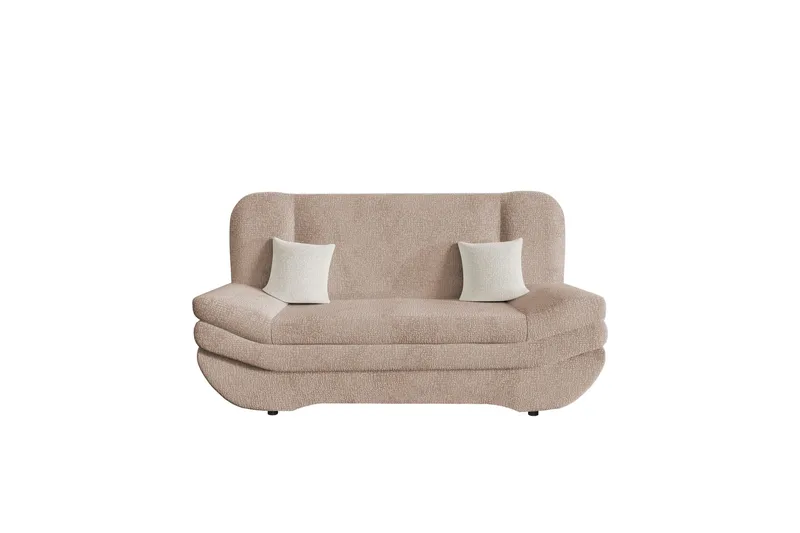 Figurelle Sovesofa 2-seter, Rosa/Beige