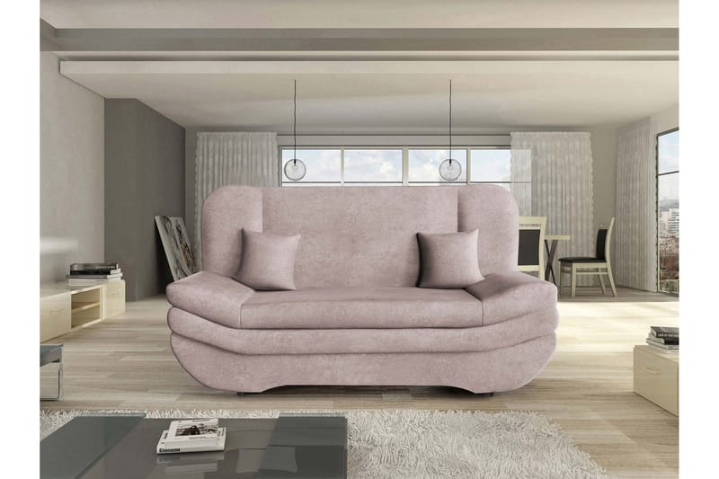 Figurelle Sovesofa 3-seter - Rosa - Møbler - Sofaer - Sovesofaer