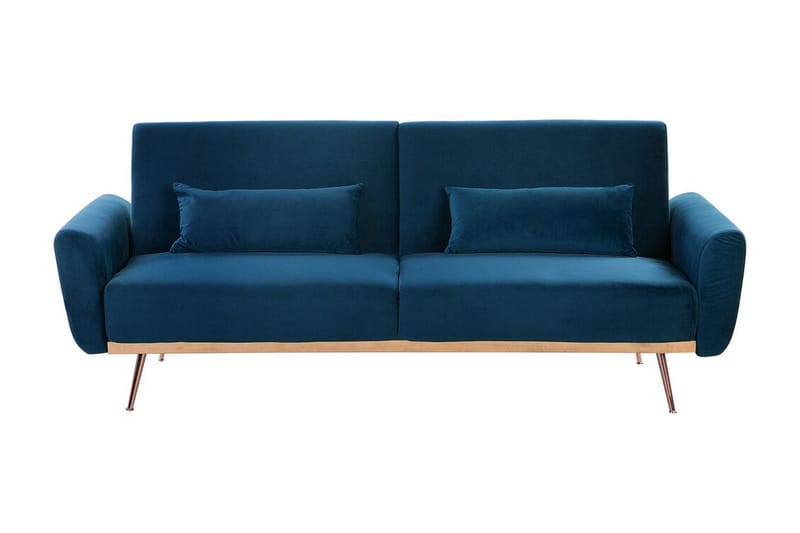 Filia Sovesofa 3-seter, Blå/Kobber