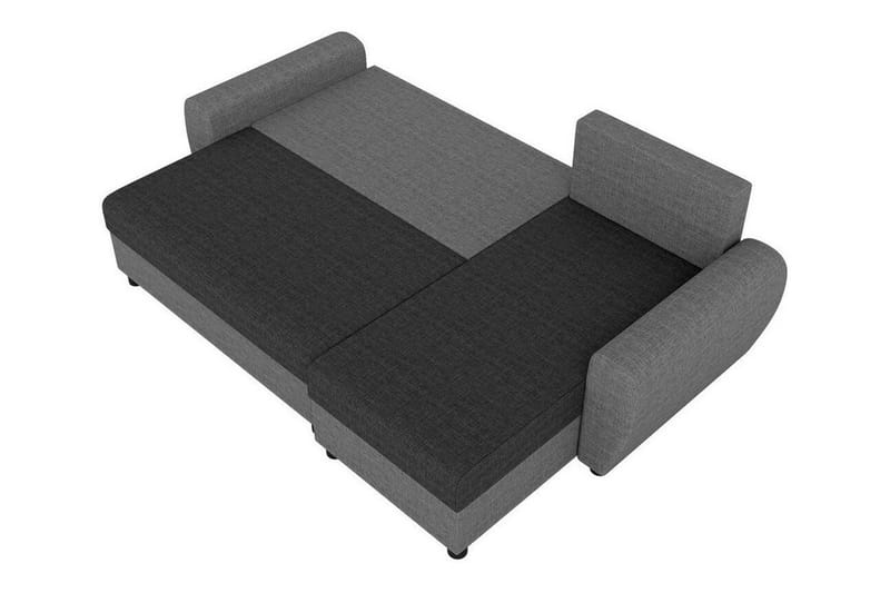 Fionara 3-seters Hjørnesovesofa - Lysegrå - Møbler - Sofaer - Sovesofaer