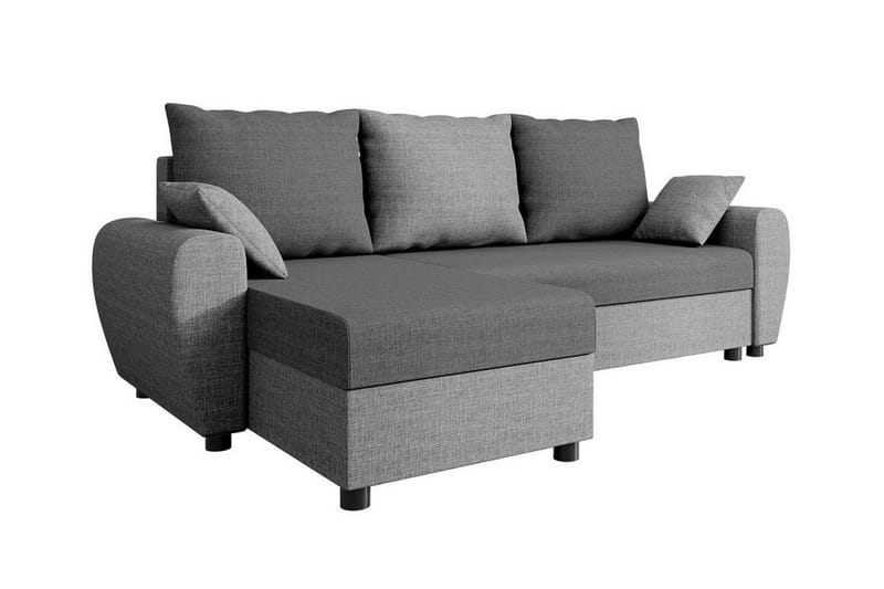 Fionara 3-seters Hjørnesovesofa - Lysegrå/Mørkegrå - Møbler - Sofaer - Sovesofaer