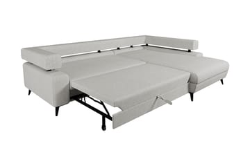Fito Sovesofa med Sjeselong 3-seter - Beige - Møbler - Sofaer - Sovesofaer