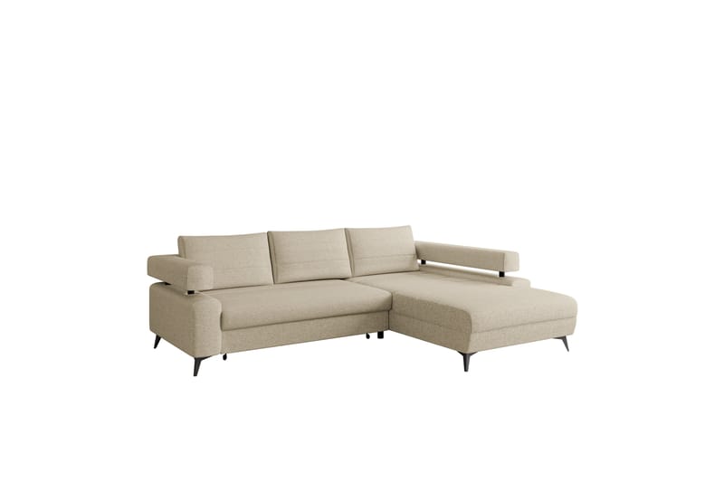 Fito Sovesofa med Sjeselong 3-seter - Beige - Møbler - Sofaer - Sovesofaer