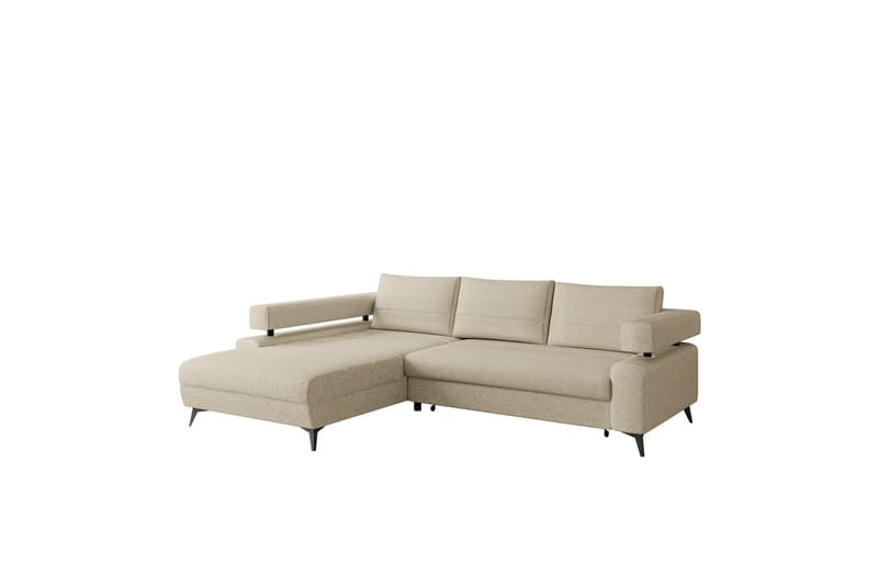 Fito Sovesofa med Sjeselong 3-seter - Beige - Møbler - Sofaer - Sovesofaer