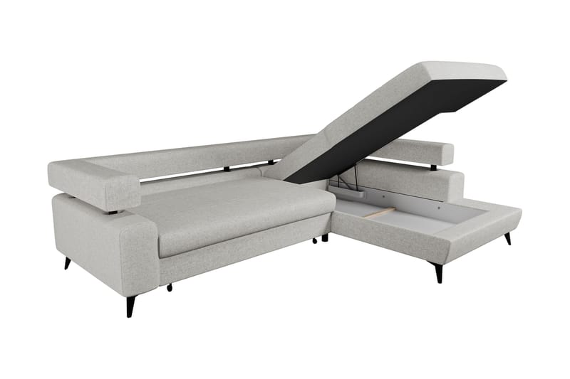 Fito Sovesofa med Sjeselong 3-seter - Gul - Møbler - Sofaer - Sovesofaer