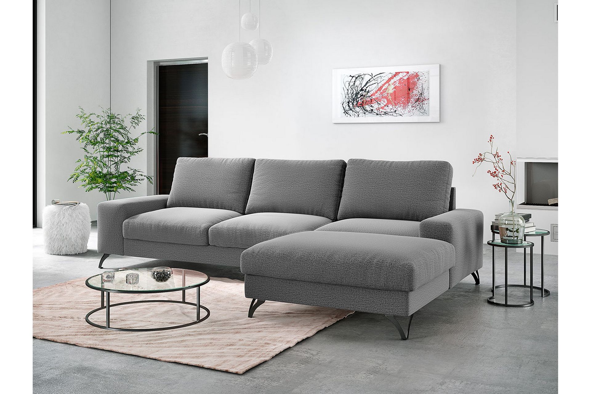 Flavio Divansovesofa 292x141x91 cm - Møbler - Sofaer - Sovesofaer
