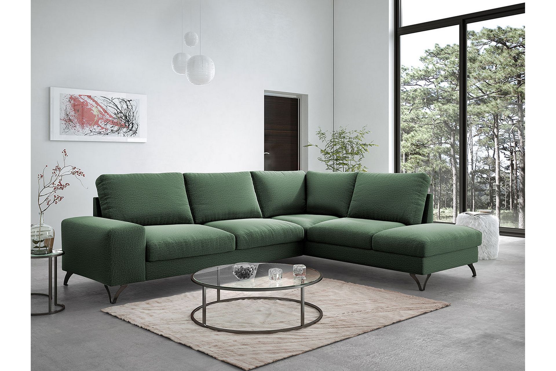 Flavio Hjørnesovesofa 293x214x91 cm - Møbler - Sofaer - Sovesofaer