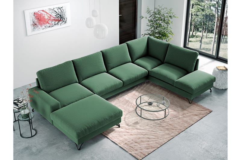 Flavio Hjørnesovesofa 367x214x91 cm - Sovesofaer - Hjørnesovesofa