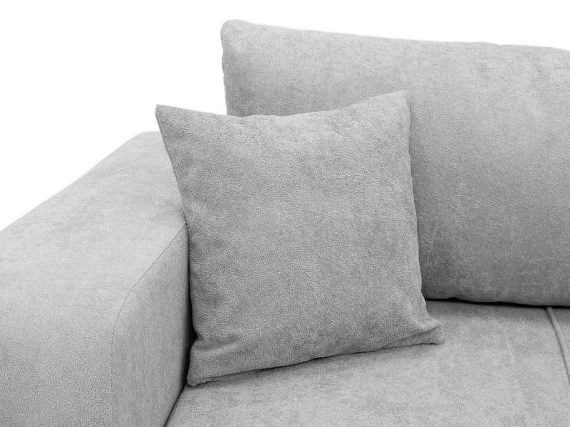 Flo 3-seter Kubisk Sovesofa med Oppbevaring i Bouclé - Hvit - Møbler - Sofaer - Sovesofaer