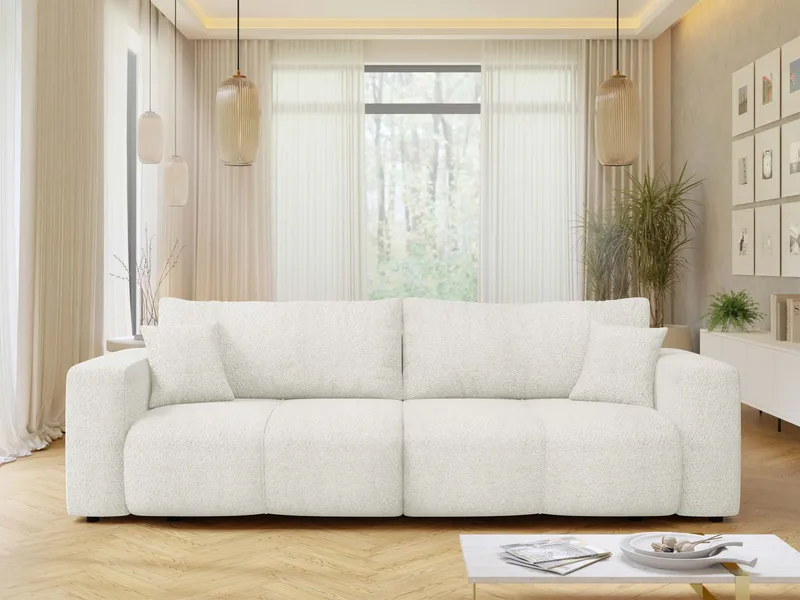 Flo Sovesofa 3-seter - Hvit - Møbler - Sofaer - Sovesofaer