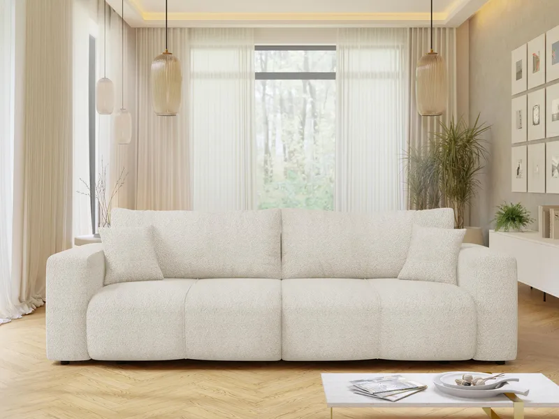 Flo Sovesofa 3-seter - Hvit - Møbler - Sofaer - Sovesofaer