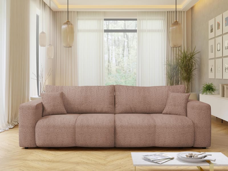 Flo Sovesofa 3-seter - Hvit - Møbler - Sofaer - Sovesofaer
