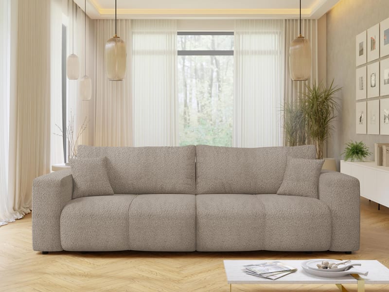 Flo Sovesofa 3-seter - Hvit - Møbler - Sofaer - Sovesofaer