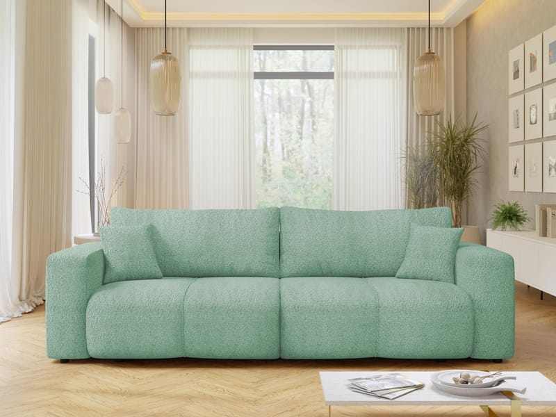 Flo Sovesofa 3-seter - Mintgrønn - Møbler - Sofaer - Sovesofaer